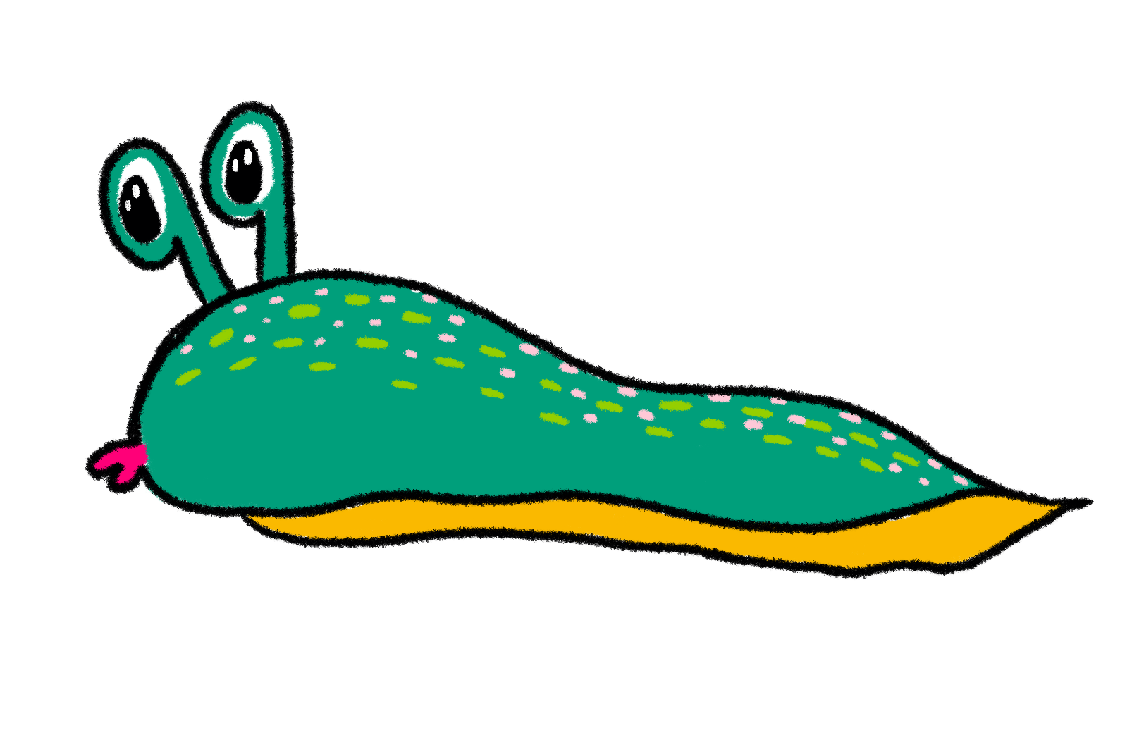 Doodle of a slug
